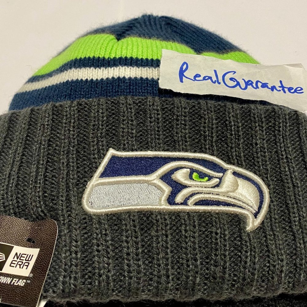 Nwt RARE New Era Prep Class Seattle Seahawks Sport Knit Hat NFL Winter Beanie